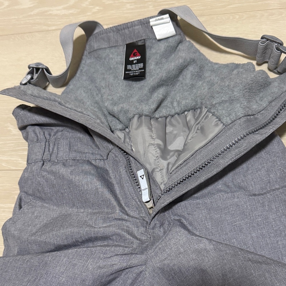 ✨ Gerry Weber Kids Gray Snow Bib Overalls - Picture 3 of 4